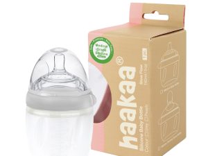 Haakaa® Silikonske otroške stekleničke 3. generacija 160/250 ml