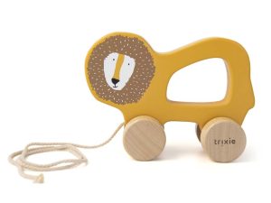 Trixie® Lesena igrača na kolesih Mr. Lion