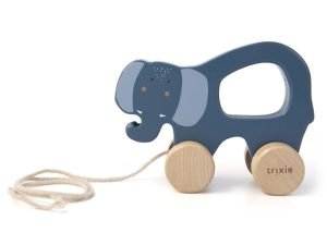 Trixie® Lesena igrača na kolesih Mrs. Elephant