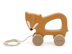 Trixie® Lesena igrača na kolesih Mr. Fox