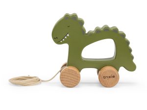 Trixie® Lesena igrača na kolesih Mr. Dino