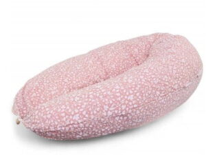 HOBEA XXL nosečniška in dojilna blazina 190 cm – Pink Forest, bio bombaž