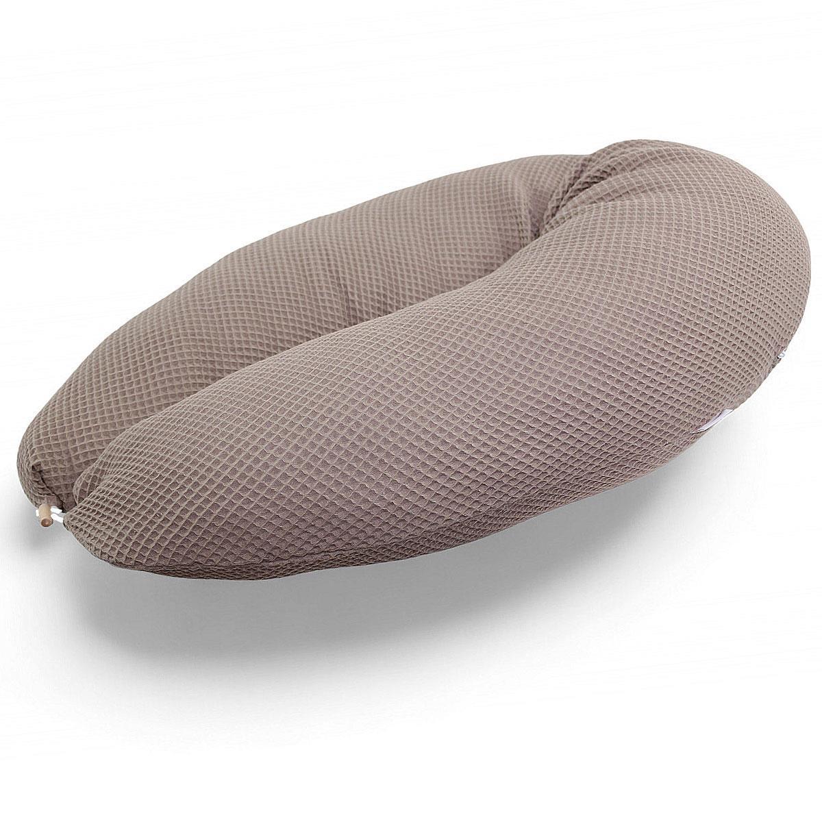 HOBEA XXL nosečniška in dojilna blazina 190 cm – Waffle taupe
